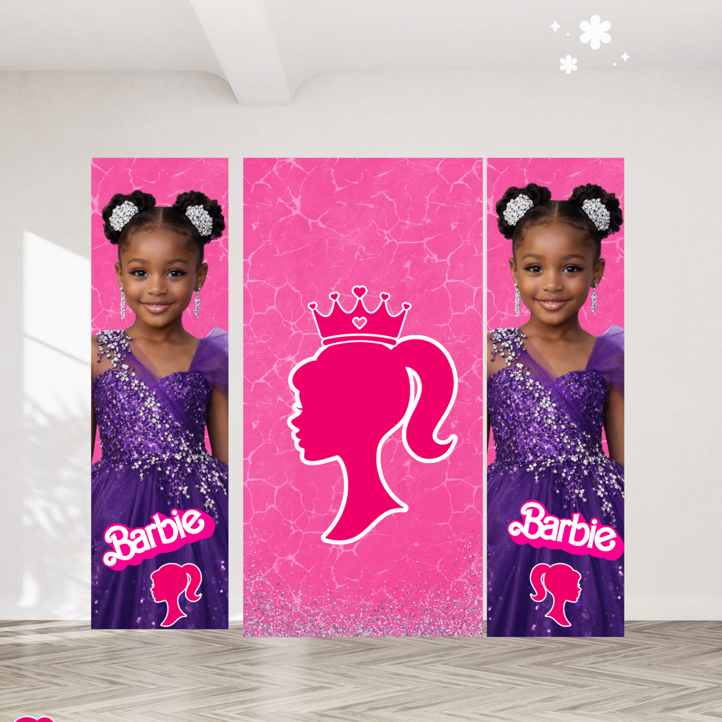Barbie Pink Glam Backdrop Set