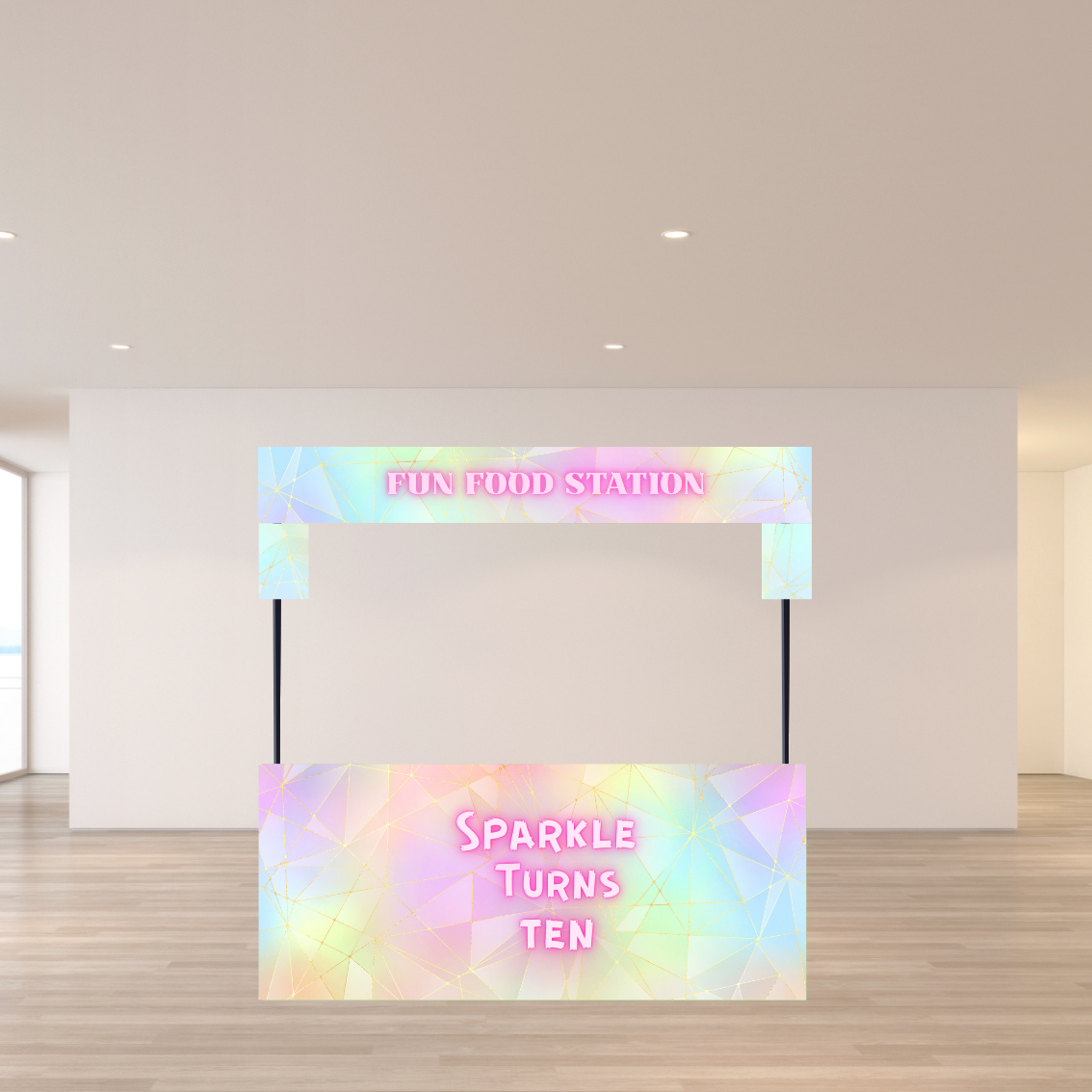 Unicorn-Themed Food Stall Sign Set