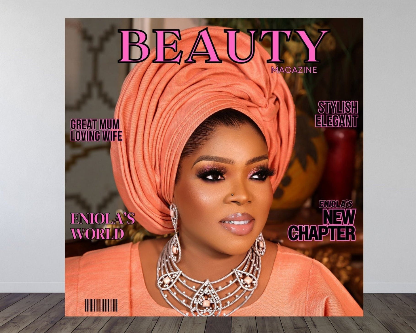 Personalized Magazine Cover Backdrop | Custom Photo Party Backdrop | BellaKG Printz