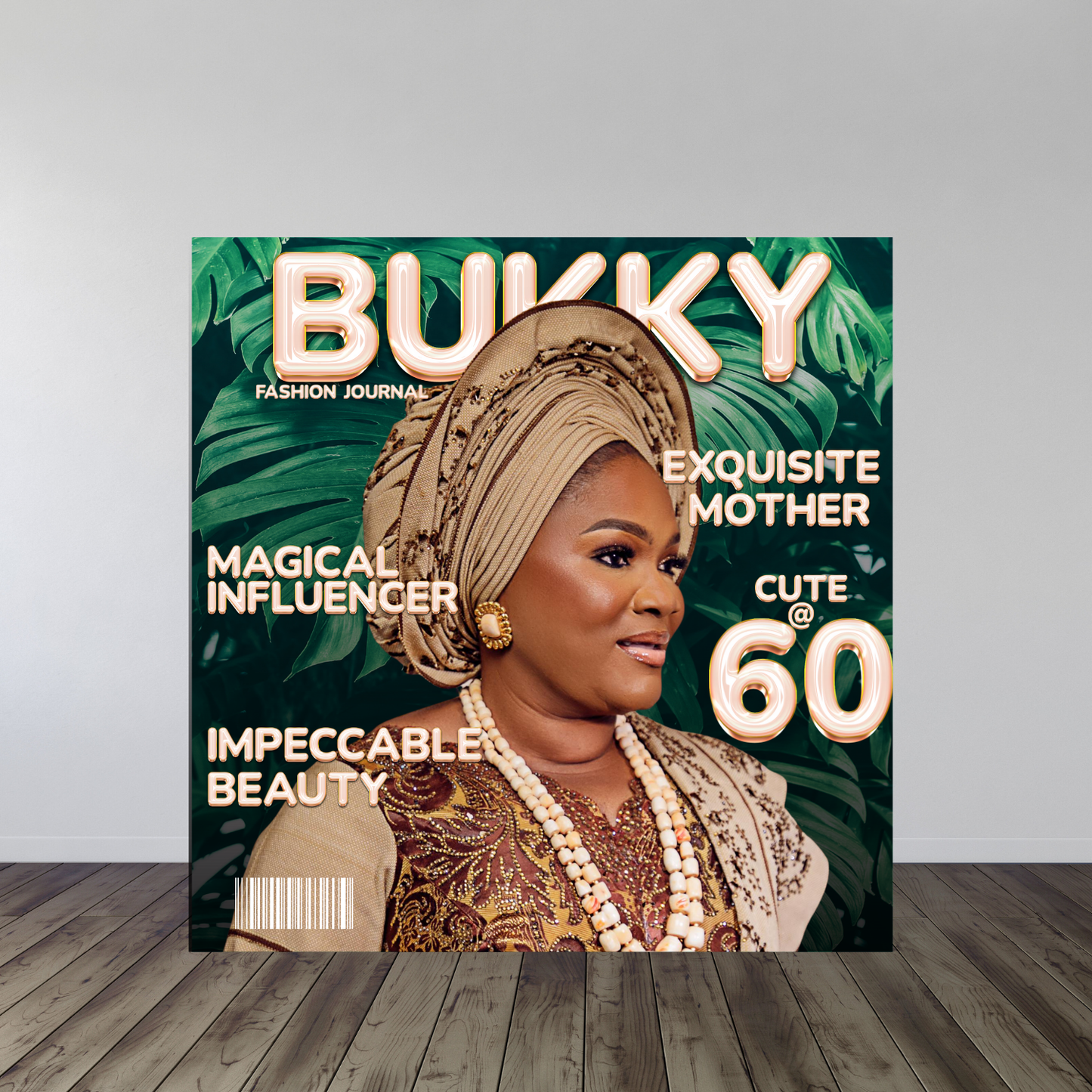 Personalized Magazine Cover Backdrop | Custom Photo Party Backdrop | BellaKG Printz