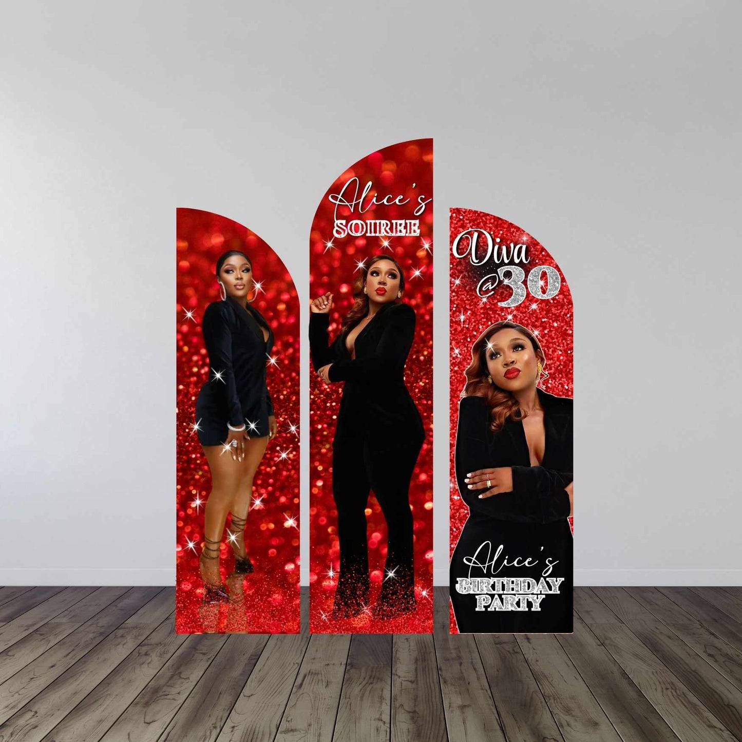 Personalized Birthday Party Cut-Outs | Custom Photo Standees Backdrop